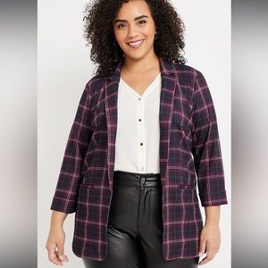 Versa Plaid Blazer